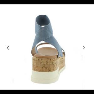 Steve Madden bandi dusty blue sandals size 9